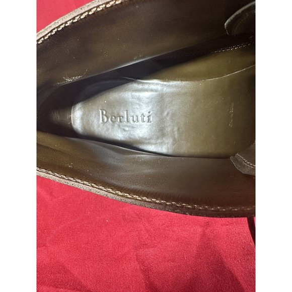 BERLUTI Leather Ankle Chukka Boots UK 11 US 12 Green Patina - Picture 14 of 15